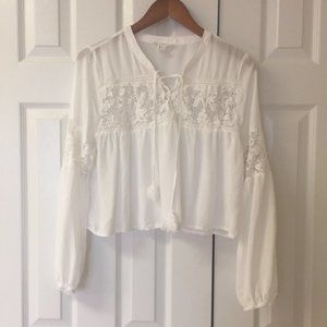 Forever 21 boho crop blouse (Reposh) 5 for $40